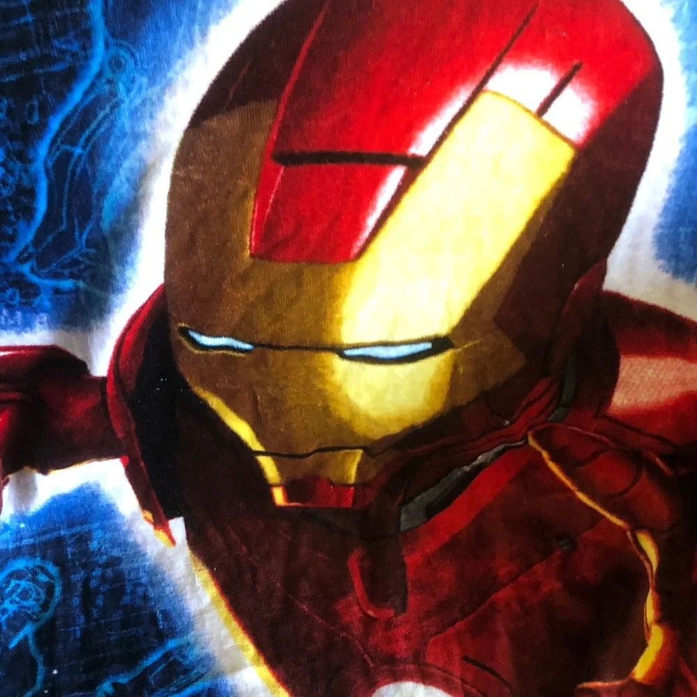 Marvel Iron Man beach towels in Red, Blue, Yellow